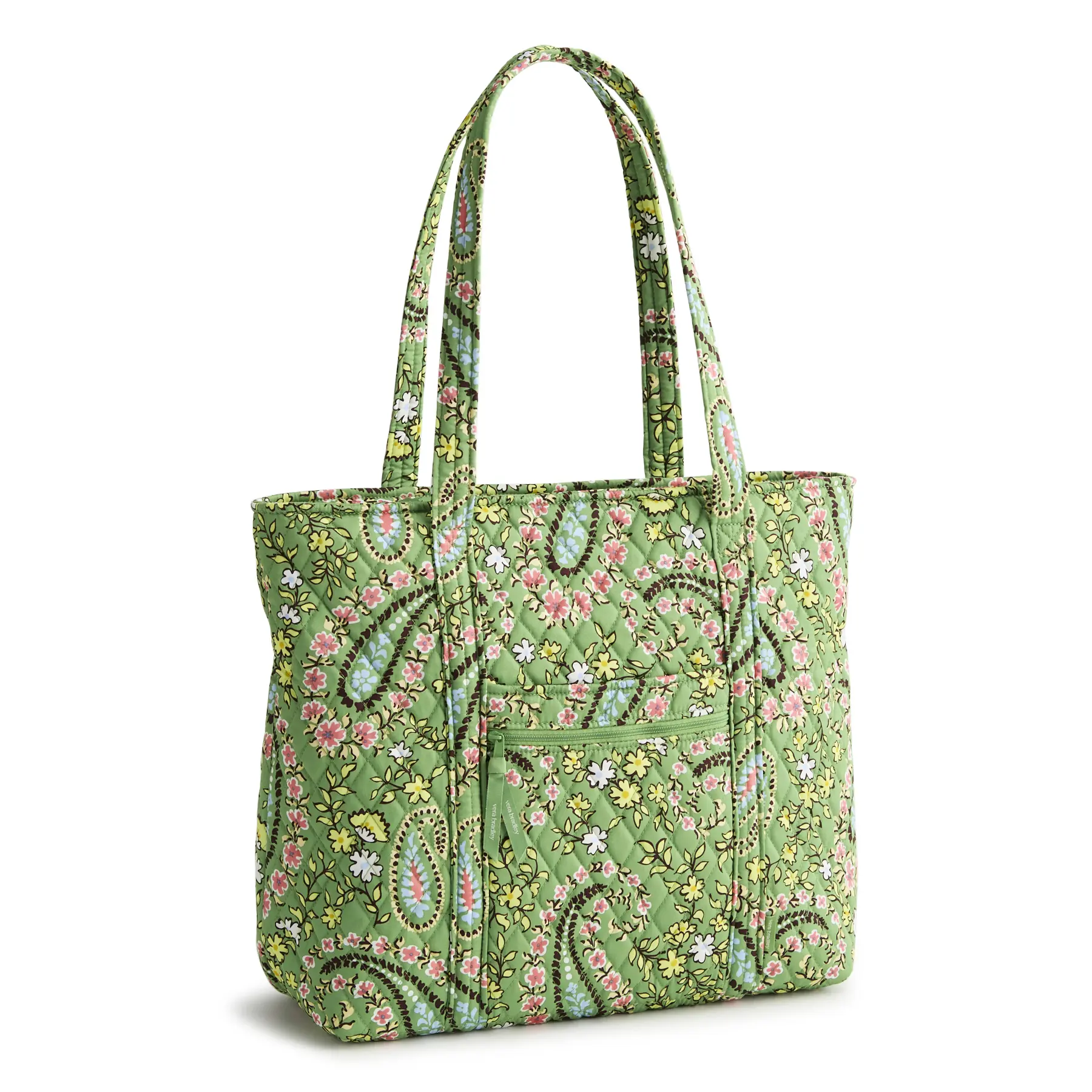 Vera Bradley Original Vera Tote | Large Shoulder Tote Bag in Premium Cotton, Leather & Denim | Multiple Colors & Prints