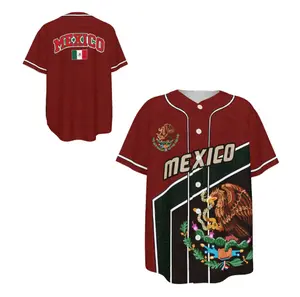 Mexican Pride Nationality Mexico Baseball Jersey, Stylish Mexican Crest Tee, Premium Soft Fabric, Perfect Mexico Team Shirt for Soccer Game Day 2026