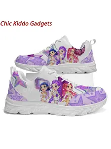 2026 Hot Selling Fashion K-Pop Hunt Girl Group CastleFantasy High Quality 3D Printing Children Shoes Boys Girls Parent Child Shoes Solid Color Sole Simple Shoes Children's Holiday Birthday Gifts