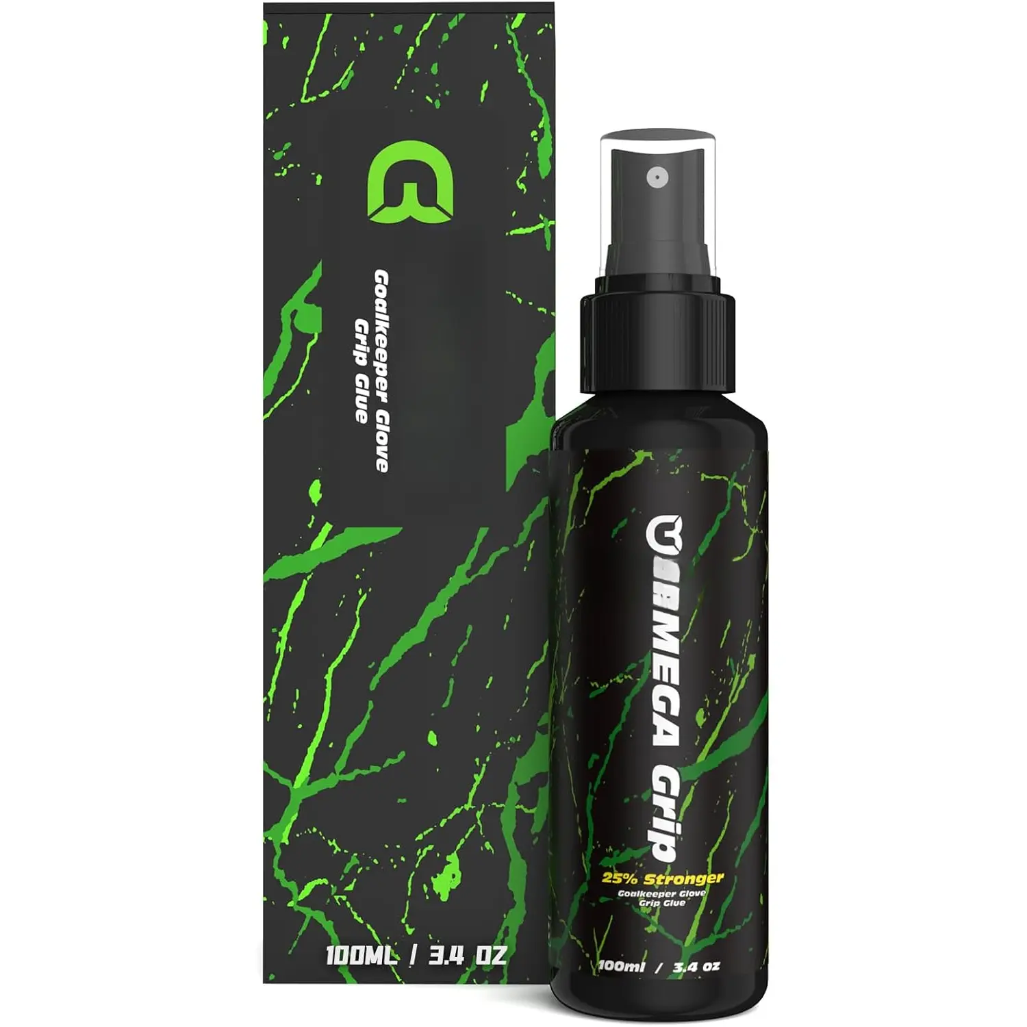Goalkeeper Glove Spray Bundle, Contains MSDS Certified 100ml Goalkeeper Grip Spray + 100ml Goalkeeper Glove Wash & Prepare Spray