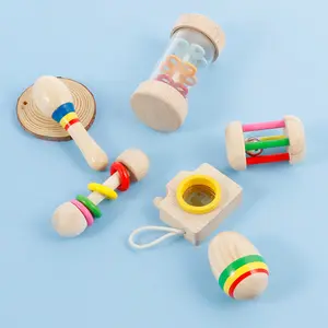 6Counts Wooden Bunny Toy Interactive Wood Rabbit Toy Safe Rabbit Chew Toy Bite Resistant Rabbit Teeth Grinding Toy Hamster Chew Toy for Rabbits Hamsters Gerbils