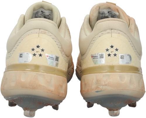 Adley Rutschman Baltimore Orioles Game-Used Tan Nike Cleats vs. Washington Nationals on May 18, 2025 - Fanatics Authentic Certified