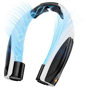 Fan - Portable  Fan Rechargeable with 6 Adjustable Speeds,  Cooler with 360? Surround Breeze, Upgraded Long-lasting Wearable Fan for Hot Weather, Travel, Outdoor, Camping, Men & Women
