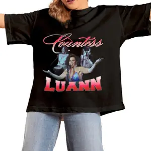 Women's Countess Luann Vintage Graphic T-Shirt - RHONY Fan Tee, Real Housewives Unisex Streetwear Casual Fit Top, Tshirt