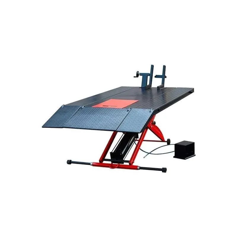 XK-MJ200 Motorcycle ATV Lift Table Capacity 1100LBS Air Operated with 12 Month Parts Replacement