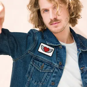 Heart Embroidered patches