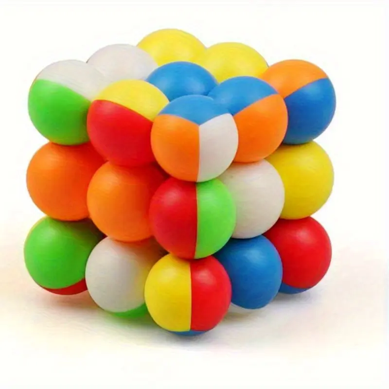CuberSpeed YJ 3x3 Ball Cube Bead 3x3x3 Stickerless Magic Cube Puzzle Smooth Speed Cube CuberSpeed YJ 3x3 Ball Cube Bead 3x3x3 Stickerless Magic Cube Puzzle Smooth Speed Cube