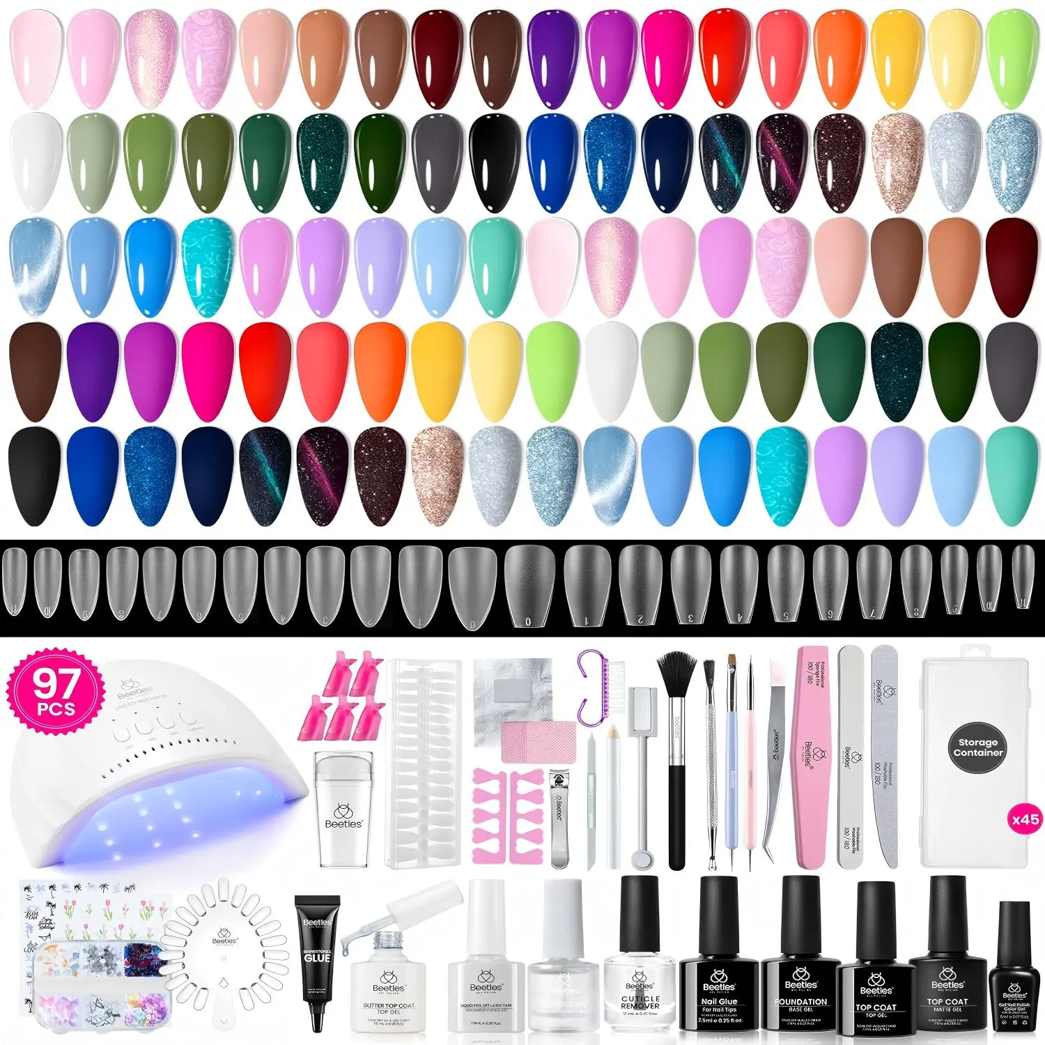 Travel Holiday - 45 Colors - 97Pcs