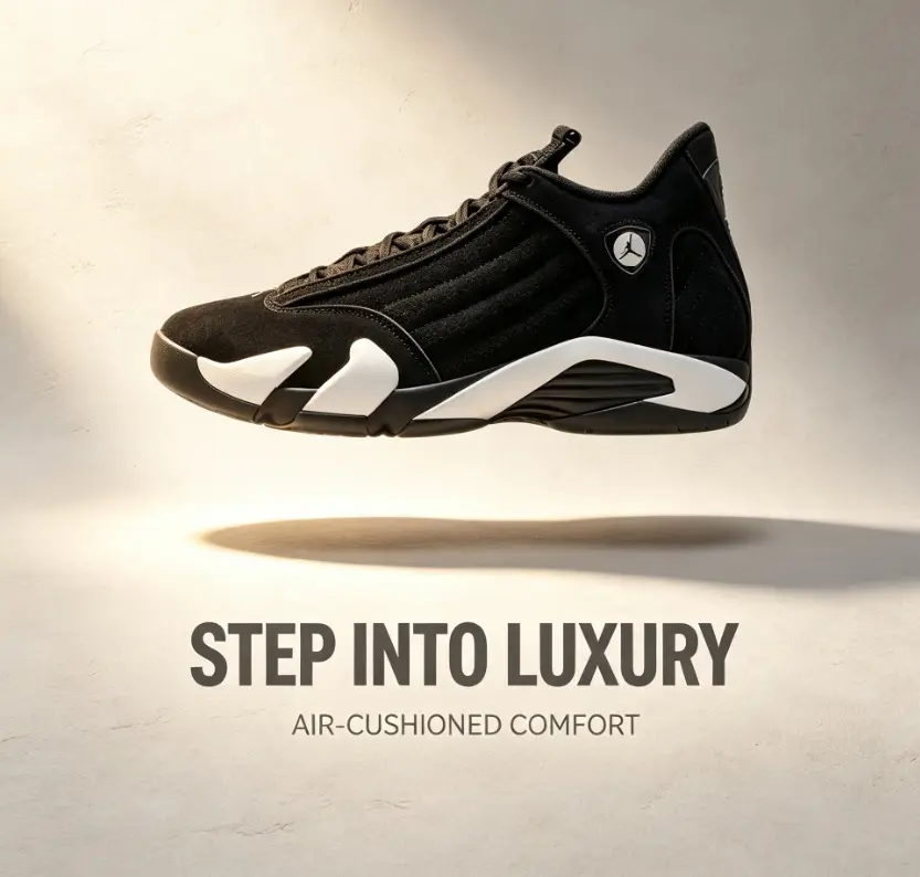 Retro basketball shoes built with premium suede upper, responsive cushioned midsole for locked-in support, black-white tone for hoops & streetwear daily fits