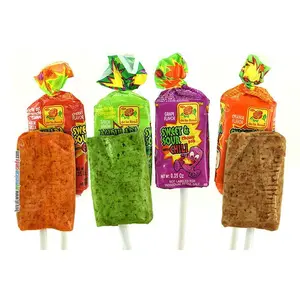 De La Rosa Acidulada Paleta Sweet & Spicy Snack Candy, 50-Piece Pack Fruity mexican candy for pinata or sharing