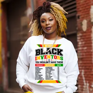 4-Pack, 6-Pack or 8-Pack DTF Heat Transfer Gang Sheet Black Inventors For Ready to Press for DIY T-Shirt Printing