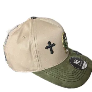 K - i - L - San J Brown & Green Cotton Hats Certified Authentic 100% Cotton Simple Basic Design Natural Comfortable Wear