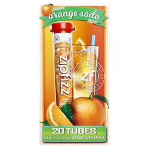Zipfizz Energy Drink Mix, Orange Soda, 20 Tubes, 0.39 oz (11 g) Each