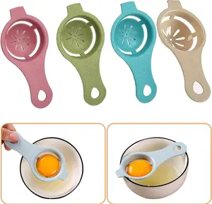 Egg Separator Egg Yolk White Separator Tool Egg Yolk Remover Cool Gadget Egg Cutter Egg White Separator, Kitchen Gadgets Egg Whites Liquid Egg Yoke Egg Cracker Kitchen Baking Gadget, four