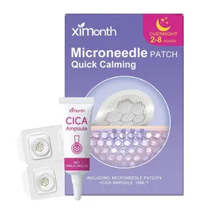 Quick Calming Magnesium Patches – Hydrocolloid Acne Spot Treatment Includes Tweezers & Ampoule, 10 Patches, Zit Sticker, Made by Daewoong Pharmaceutical