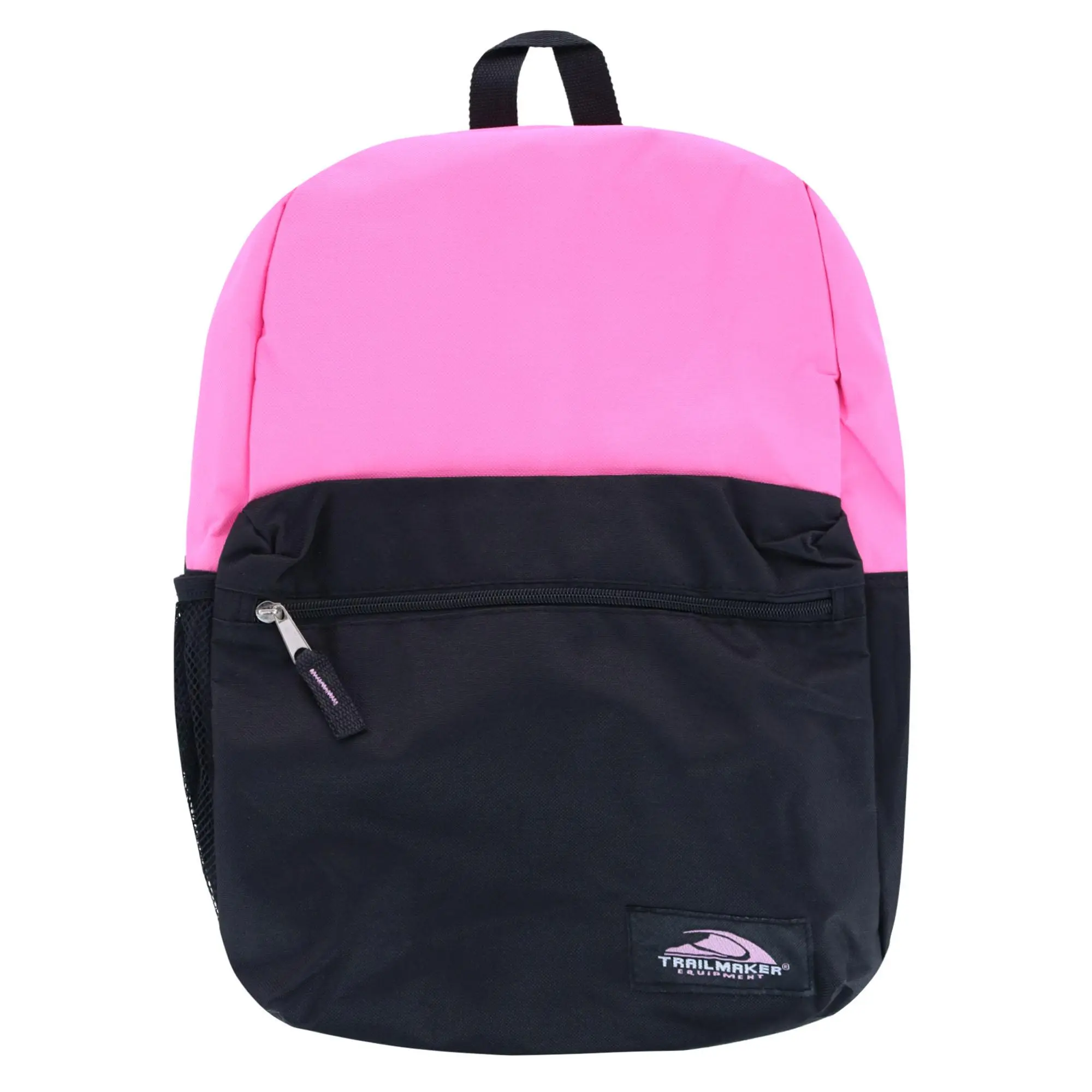 Trailmaker Girl's Trailmaker 18-Inch Two-Tone Backpack with Front Pocket, Backpacks