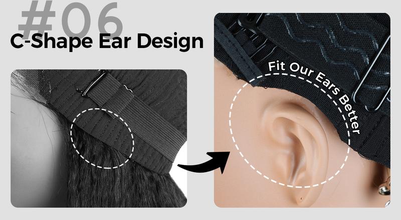 OQ HAIR Side Part Pre Style M Cap 9x6 HD Lace Body Wave Curls Wig 200% Density Pre-Everything Lace Frontal Wig Put On and Go Glueless Wig