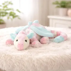 Jellycat Lazulia Dragon Plush – Soft Pastel Stuffed Toy, Fantasy Collectible, 50cm With Tags