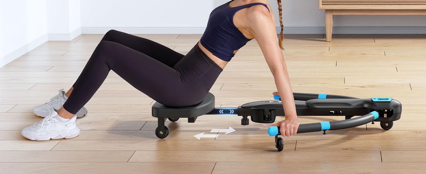 Merach Seated Ab Crunch & Core Trainer Machine, Dragonfly-Style Ab Machine with LED Display for Home Gym, Fitness Equipment for Belly & Full Core Workout, Rowing Machine, TikTokShopBlackFriday SpringStatements