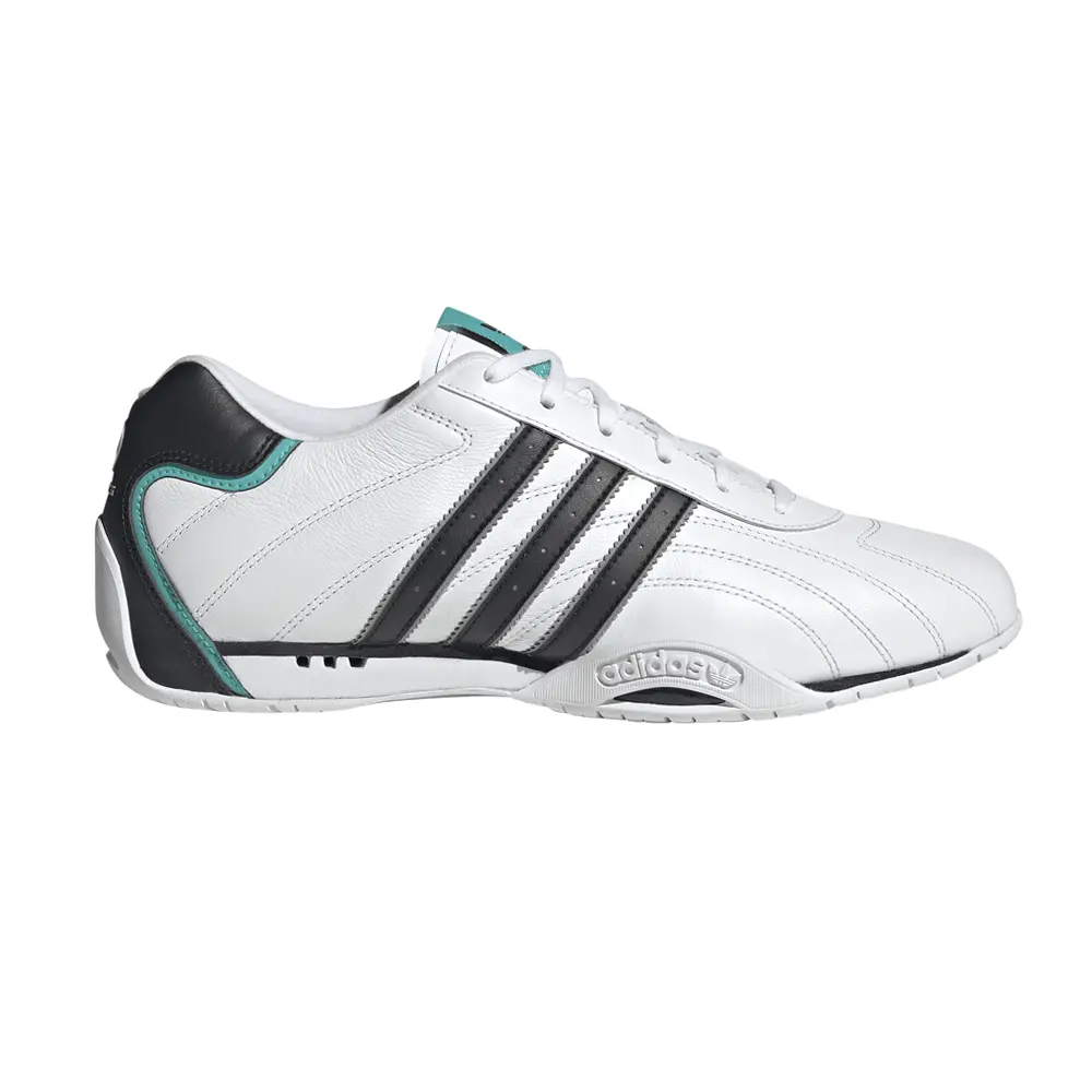 adidas Mens Adiracer Lo Mercedes Amg Petronas F1 Team Sneakers Shoes Casual - White