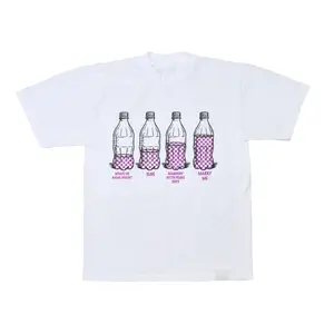 That's A Awful Lot Of Cough Syrup T-Shirt Men's Streetwear White Graphic Tee Y2K Hip Hop Style