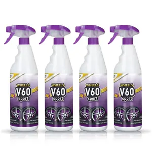 V60 Sport Wheel Cleaner Pack (4 Products) - pH Neutral, No Rubbing Needed, Gecko Spray Formula for Easy Brake Pad & Carbon Dirt Removal!