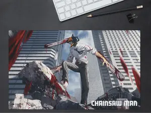Chainsaw Man Anime Deskmat Playmat Mouse Pad Licensed Brand New