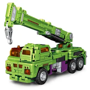 NBK  Robot KO Version G1 Devastator Action Figure Excavator Rescue Scraper Hook Suit Collection Car Model Kid Toys