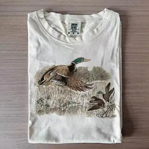 Comfort Colors Vintage Fall Duck T-shirt, Unisex Trending and Soft Tee, Gift For fans