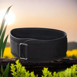 Premium Heavy Duty Weight Lifting Belt - 4-in Max Support for Squats, Deadlifts, Durable Neoprene, Customizable Fit for Men, Women's