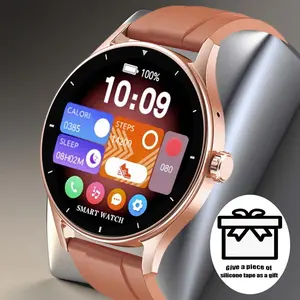Style Smart Watch 1.53 Inch Screen High Definition Festivals Men And Women BT Call Answering Fashionable Watch Health Tracker Smartwatch For Fitness Multiple Sports Modes Notification Reminders Voice Assistant Smartwatch Women Promotes Healthy