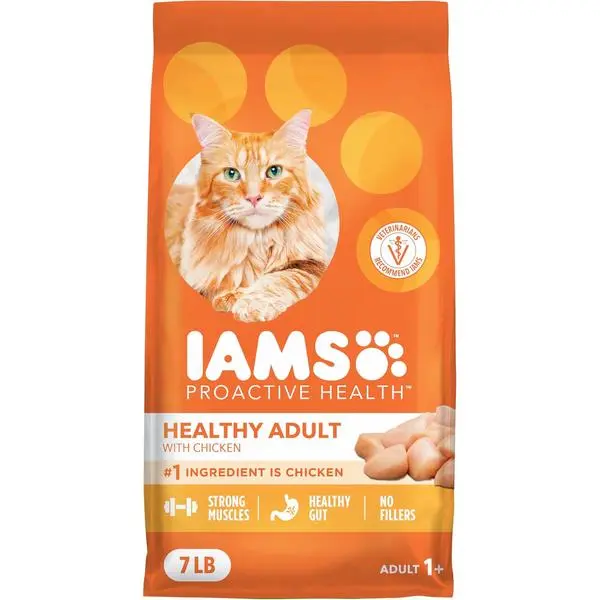 Proactive Health Dry Cat Food for Adult Cats - Chicken Recipe - 7 lb Bag