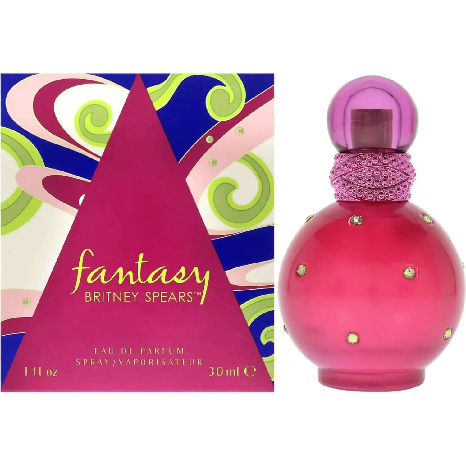 Fantasy by Britney Spears Women's Fruity-Jasmine Perfume Spray, 1.0 oz, New in Box, Floral, Smelling Good