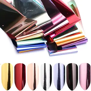 US-NAIL - 14pcs Nail Foil Stickers for Nail Holographic Transfer Foil Wraps Sticker Decals Starry Paper Manicure Decor Set Nail Art Tips