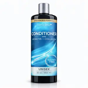 Herbalista Keratin & Collagen Conditioner 32oz (950ML), Alcohol-Free, Oil-Free Hair Conditioner, Volumizing & Moisturizing Formula for Softer Fuller Looking Hair, Unisex Haircare