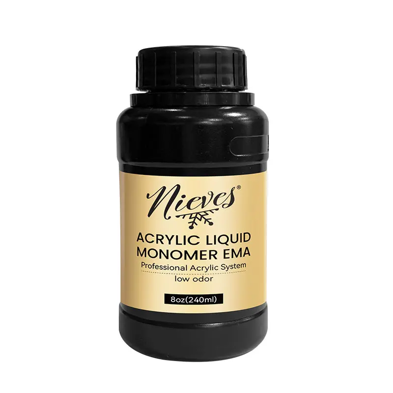 Nieves Acrylic Liquid Monomer EMA – 8oz (240ml) Nail Extension Nail Gel Kit