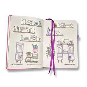 Reading Review Journal - Booktok Bingo, Genre Tracker, DNF List, Series Tracker and much more! Hardcover, 100 Book Capacity