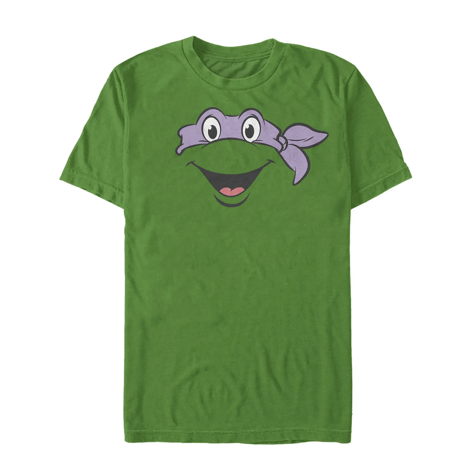 Men's Teenage Mutant Ninja Turtles Donatello Face T-Shirt, Stylish, Shortsleeve