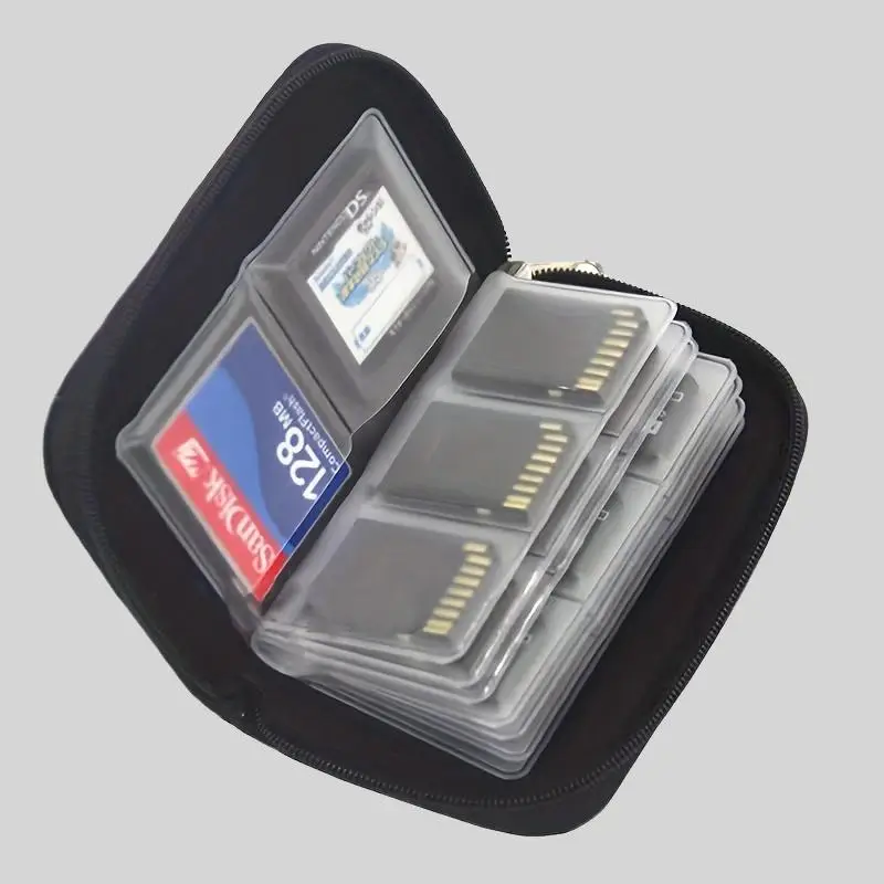 Multifunctional PVC Card Bag, 1 Count Portable Camera Card Storage Bag, SD Memory Card Bag for Home & Outdoor, Cards Not Included, Men Gifts, Gifts fo