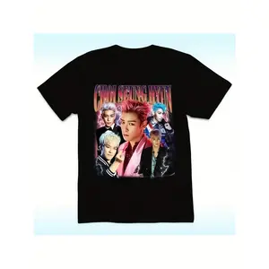 Men’s & women’s unisex T-shirt featuring Choi Seung-hyun’s vintage iconic signature print, made from 100% cotton. Soft, all-season casual streetwear essential—versatile for any season. Weight: 220 g.