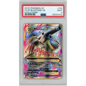 2016 Pokemon Xy Evolutions Evolutions Fa/M Blastoise Ex 9 PSA #102
