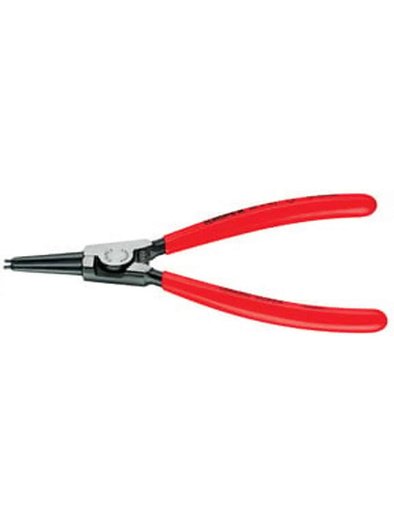 Knipex KNT-4611A2 External Retaining Ring Pliers Set, Chrome Vanadium Steel, 3 - 140 Mm Range, Non-Slip Grip, Oil-Hardened Construction, Solid Tips, for Circlip Fitting on Shafts