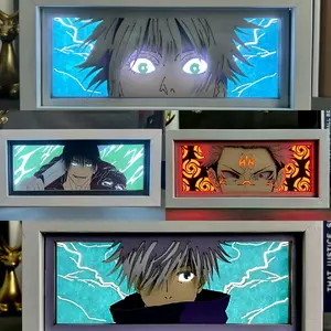 Anime Jujutsu Kaisen LED light box Sukuna Itadori and Gojo anime gift