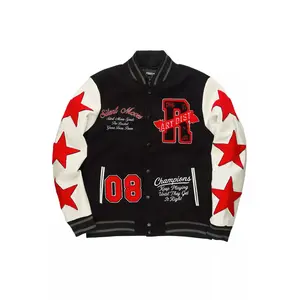 Zadok Black Varsity Jacket