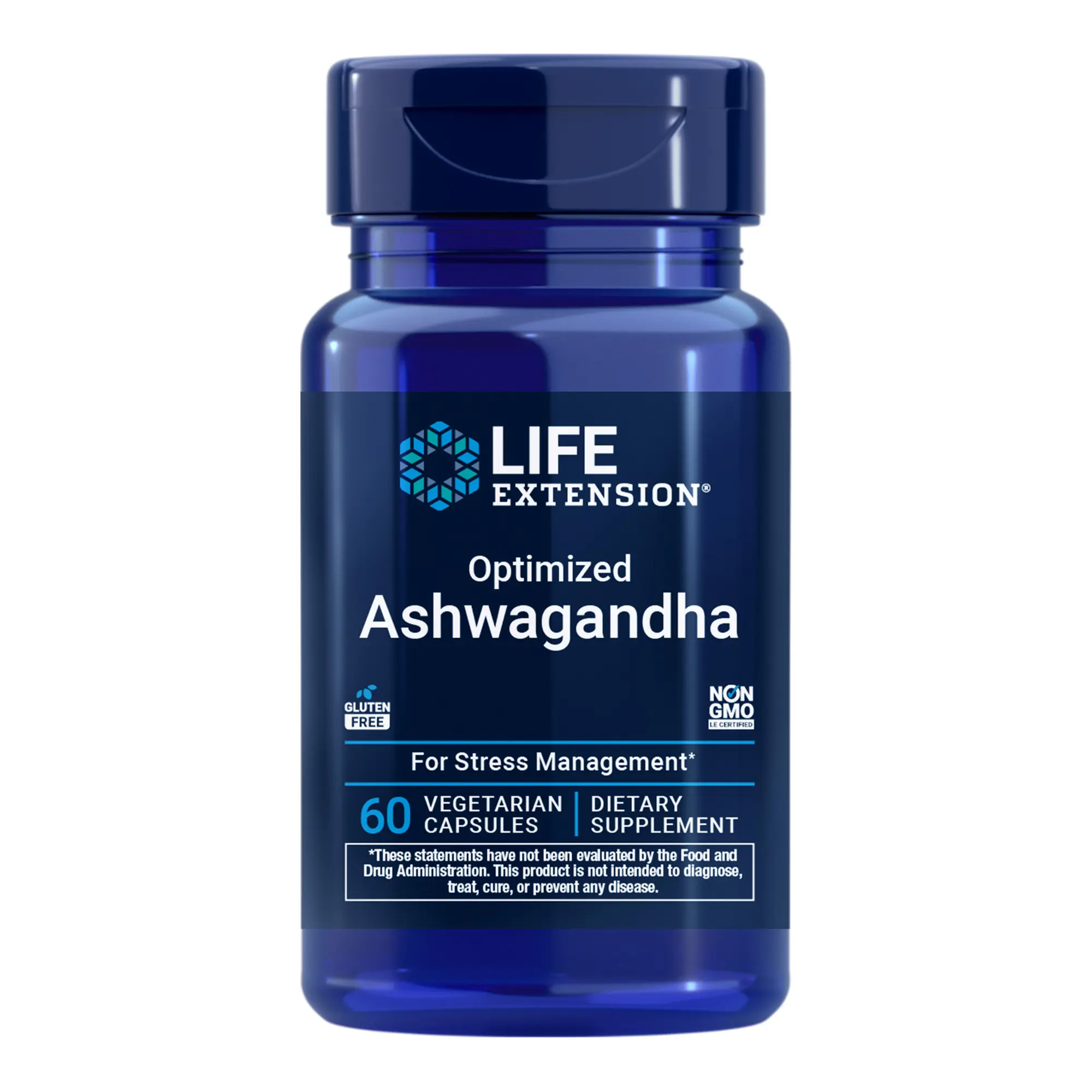 Life Extension Optimized Ashwagandha 60 Vegetarian Capsules Life Extension Optimized Ashwagandha 60 Vegetarian Capsules