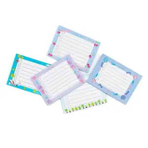 To Do Post-it - 50 Sheets Per Pad for Convenient Task Organization with Adorable Hand-drawn Designs - Office Stationery Supplies