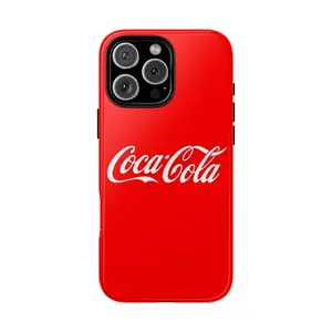 Coca Cola Inspired Retro Coke Vintage Red White Soda Two-In-One Drop-Resistant Mobile Phone Case Protection, For IPhone 17-11, Pro Max, Pro Plus, and Samsung S26 25 24 23 Safety Case