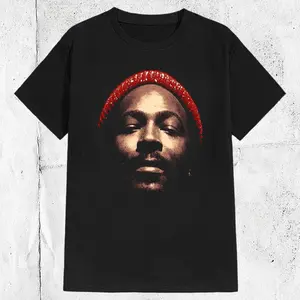 Marvin Gaye Pop Soul Singer Band Shirt Unisex Fabric Top