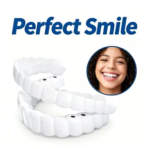 Snap-On Veneers for an Instant Natural Smile[3 PACK], Soft Moldable and Reusable forMen and Women Perfect Fit Photo-Ready