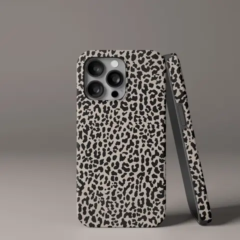Black Leopard Pattern Polycarbonate 2-in-1 Smartphone Case - Durable, Shock-Resistant, MagSafe Compatible Accessories for iPhone 18 Pro Max,17,16,15,14,13,12,11,X Series, Ideal Gift for Loved Ones